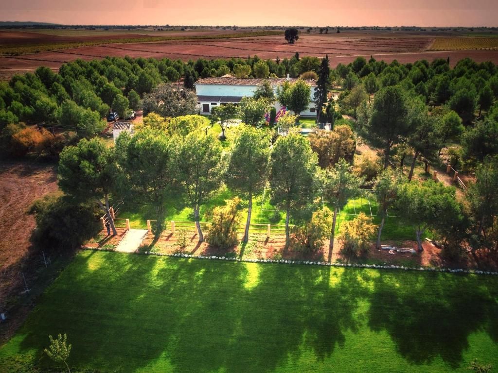 Vista de la finca